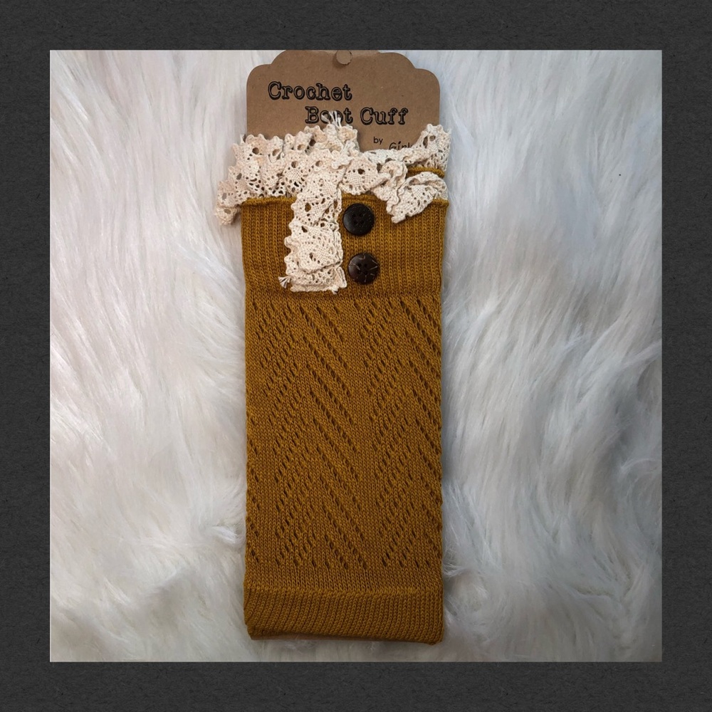 NEW LISTING - KNIT BOOT TOPPERS